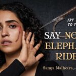 Sanya Malhotra Instagram – Join @petaindia and me in saying NO to elephant rides on #WorldElephantDay 🐘

.

.

.

Photographer: @taras84

Manager: @chandnidholakia1989

PR: @think_talkies

Hair and Makeup: @natashamathiasmakeup_hair

Team PETA India: @sachinsbangera @rain_and_unicorn.13 @theecotrunk