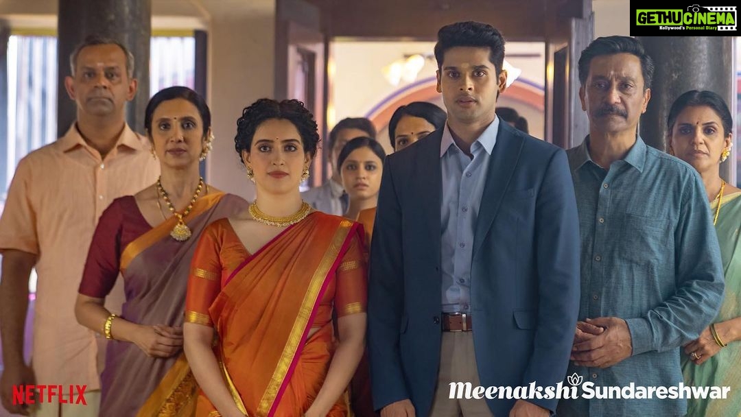Sanya Malhotra Instagram - A glimpse into the madness & love of our world✨ #MeenakshiSundaresheswar coming to Netflix on November 5 @karanjohar @apoorva1972 @somenmishra @abhimanyud @vivek.sonni @aarshvora @dharmaticent @netflix_in @sonymusicindia
