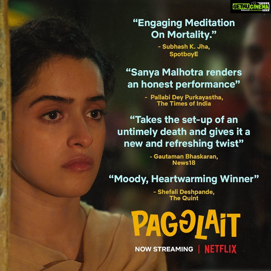 Sanya Malhotra Instagram - Bahot bahot shukriya ππ½β₯οΈπ₯°#PagglaitOnNetflix @netflix_in @umeshbist @shobha9168 @ektarkapoor @guneetmonga @achinjain20 @ruchikaakapoor @sikhya @balajimotionpictures @ashutosh_ramnarayan @sheeba.chadha @sayanigupta @raghubir_y @shrutiisharmaa @rajeshtailang @ArijitSingh @NeeleshMisra @oriyonmusicbyarijitsingh @natasharastogi @sharmachetan01 @mrfilmistaani @nakulroshansahdev @aasifkhan_1 @ashleshathaakur #Pagglait
