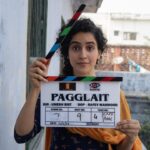 Sanya Malhotra Instagram - #Pagglait on @netflix_in ☺️😋 Itne saare pyaar ke liye shukriya 🥰🙏🏽
