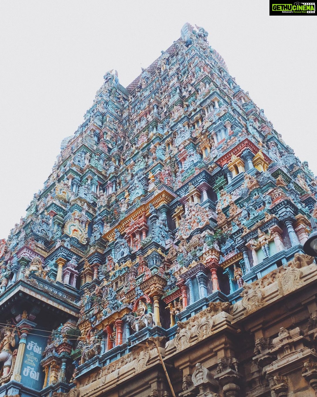 Sanya Malhotra Instagram - #meenakshisundareshwar 💕 Meenakshi Amman Temple