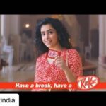 Sanya Malhotra Instagram - Taking my favourite kind of break with my favourite break partner! #Kitkat #KitkatBreakBantaHai