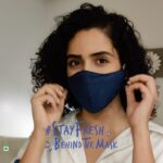 Sanya Malhotra Instagram - Wearing a mask is suuuuper-important, Center fresh makes it a tad bit better! 😉 POP a Center fresh Mint before stepping out & choose to #StayFreshBehindTheMask 🍃❄️ @centerfresh_india
