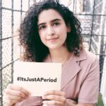 Sanya Malhotra Instagram - 🌸“You exist because, we bleed!" 🌸Periods are natural, and nothing to feel embarrassed about. Over 2 million girls will get their first period this lockdown. Let’s make sure that they don’t go through this alone. This #WorldMenstrualHygieneDay, I choose to end the taboo associated with periods and talk openly about it. Because, after all, #ItsJustAPeriod. 🌸 If you believe the stigma around periods should end and want to show your support for it, share a post with a picture like this, tag @stayfreeindia and use #ItsJustAPeriod. Because every voice matters.