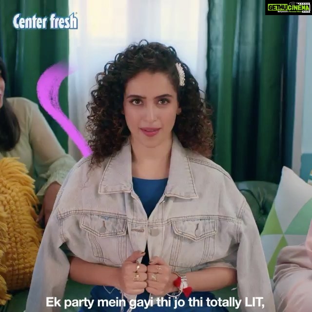 Sanya Malhotra Instagram - With @centerfresh_india Mints, Step Forward to make that first move. That Fresh Breath Confidence can work wonders, you know! 😉 Don't think too much. Just go say Hi! #hellowalimint