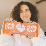 Sanya Malhotra Instagram - 💝♥️Let the special Kit Kat Love Breaks packs be the ice-breaker you need this season of love 💓 💝 @kitkatindia #KitKat #HappyValentinesDay #ValentineWeek #KitKatHaiDilNahi