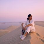 Sanya Malhotra Instagram - I can't get over my shopping fever and the amazing adventurous trip ✨🐪😍 @qatarairways @hiaqatar @VisitQatar @qatardutyfree #QatarAirways #Qsuite #LikeNeverBefore #VisitQatar