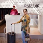 Sanya Malhotra Instagram - A comfortable and luxurious flight enroute doha , thanks @qatarairways @hiaqatar @visitqatar #QatarAirways #Qsuite #Flylikeneverbefore #ExperienceLikeNeverBefore