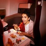 Sanya Malhotra Instagram - Throwback back to Doha ✨🌤🥘🍲🧳🏜✨ 🛍 ✈️ @qatarairways @VisitQatar #Flylikeneverbefore #QatarAirways