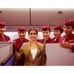 Sanya Malhotra Instagram – A comfortable and luxurious flight enroute doha , thanks @qatarairways @hiaqatar @visitqatar 
#QatarAirways #Qsuite #Flylikeneverbefore #ExperienceLikeNeverBefore