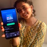 Sanya Malhotra Instagram - Sometimes the universe throws you hints, sometimes #SpotifyLiveLadi does. Look what I found in the @spotifyindia’s LiveLadi!!! Diwali Bonanza Playlist shopping it is… Go scan and see what you find. 😉💃🏻💥