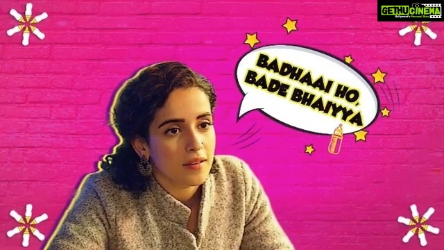 Sanya Malhotra Instagram - ♥️#Repost @jungleepictures ・・・ #BadhaaiHo Phir Se? 🤷🏻♂ Dekhiya kya hai maajra as Kaushiks are celebrating #1YearofBadhaaiHo. @ayushmannk @sanyamalhotra_ @gajrajrao @neena_gupta @iamitrsharma @badhaaihofilm @pictureschrome