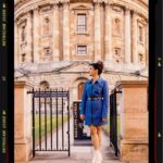 Sanya Malhotra Instagram - Never thought I would go back to college but when i heard it’s OXFORD, I sprinted 😜 Thank you so much Oxford India society for the amazing experience. #shakuntaladevihumancomputer @oxford_uni ••• Styled by @nikitajaisinghani asst - @styledbyraghav @tanyaarupani 💄 @natashamathiasmakeup