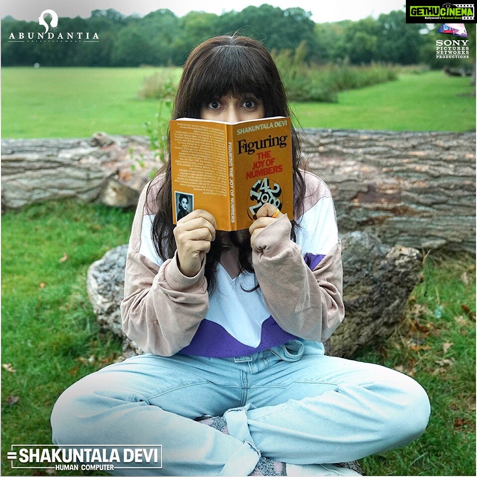 Sanya Malhotra Instagram - Wait, don’t judge a book by its cover😉 Stay tuned for what’s behind it- tomorrow! #AnupmaBanerji #ShakuntalaDevi @balanvidya @sonypicsprodns @directormenon @ivikramix @sneharajani_ @abundantiaent