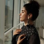 Sanya Malhotra Instagram - Styled by @shnoy09, 💄 @natashamathiasmakeup ,👗 @punitbalanaofficial, @azotiique Mondrian Doha
