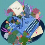 Sanya Malhotra Instagram - @anjalimehta92 you’re my favourite! ♥️ Repost using @RepostRegramApp - To my love, 💌 . . . . . #art #illustration #typewriter #loveletter #letter #blue #vintage #edinburgh #printhouse #inspiration #travel #sights #love #succulents #plants #romance #artistsoninstagram #procreate