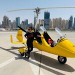 Sanya Malhotra Instagram - I believe I can flyyyyyy 🎤 🎶 with @skyhubdubai #gyrocopter #gyrocopterdubai Dubai, United Arab Emirates