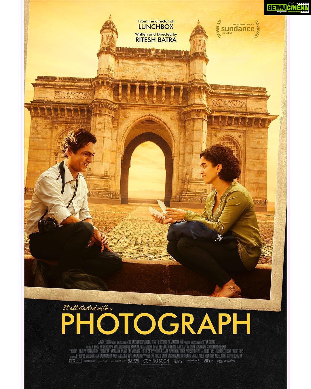 Sanya Malhotra Instagram - Repost from @photographamzn- It all started with a 📸 Take a look at the official U.S. poster for #PhotographMovie, directed by #RiteshBatra starring @nawazuddin._siddiqui and @sanyamalhotra_ Coming to U.S. theaters soon.