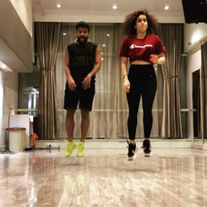 Sanya Malhotra Instagram - Kithe kale kale jaye jane ho? With my favourite @shazebsheikh and 📸 by @abhishekkapur20 ♥️ #lamberghini #naachoaurnachnedo