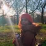 Sanya Malhotra Instagram - Basking in the winter sun doing nothing! My @airbnb host told me about this park that was just a 5 minutes cycle ride from home and I just ended up spending my entire day here in the serenity. #ad United Kingdom