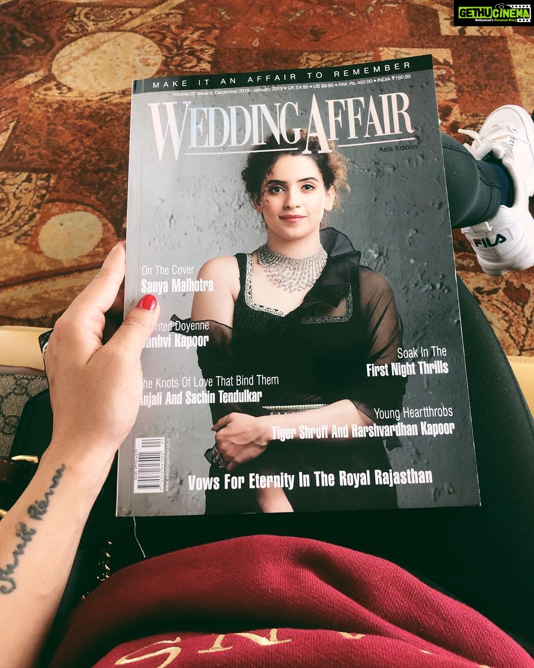 Sanya Malhotra Instagram - An affair to remember 🖤Thank you @wedding_affair #WeddingAffair