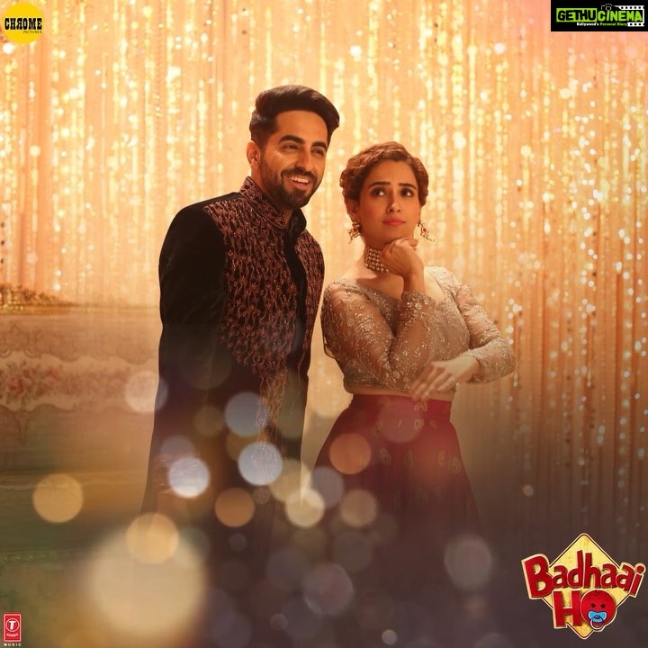 Sanya Malhotra Instagram - Believe me. NO ONE will be able to resist dancing to this one! πππ½πΊπΌ Taiyaar ho jaiye, #MorniBanke song comes out tomorrow! #BadhaaiHo @ayushmannk @gajrajrao @neena_gupta @iamitrsharma @BadhaaiHoFilm @jungleepictures @pictureschrome @tanishkbagchi @gururandhawa @nehakakkar
