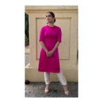 Sanya Malhotra Instagram - #pataakhapromotions 👗 @who_wore_what_when 💄 @natashamathiasmakeup 💁🏻‍♀️ @glamourbeautybysu