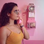 Sanya Malhotra Instagram - Hello Kaun? Koi aur hee hai 💗