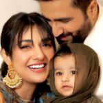 Sarah Khan Instagram - Eid Mubarak 💕✨ Meri Alyana ki pehli 🐑 Eid! 💕 MashAllah