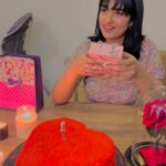 Sarah Khan Instagram - Thank you @falakshabir1 for being mine, You have spoiled me with your love(and presents 🎁) Thank you Osman bhai and Aisha for the lovely present ✨💕 I absolutely loveee ittt! Hamza and Noor you both mean the world to me.♥️💯 Lastly, I’d like to thank Alyana for peacefully sleeping through out the time so we could eat 🤪♥️ Ps. The cake is delicious 💯💕