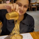 Saranya Mohan Instagram - Filter coffee thrice a day keeps @swami_bro awake😂 Chennai, India