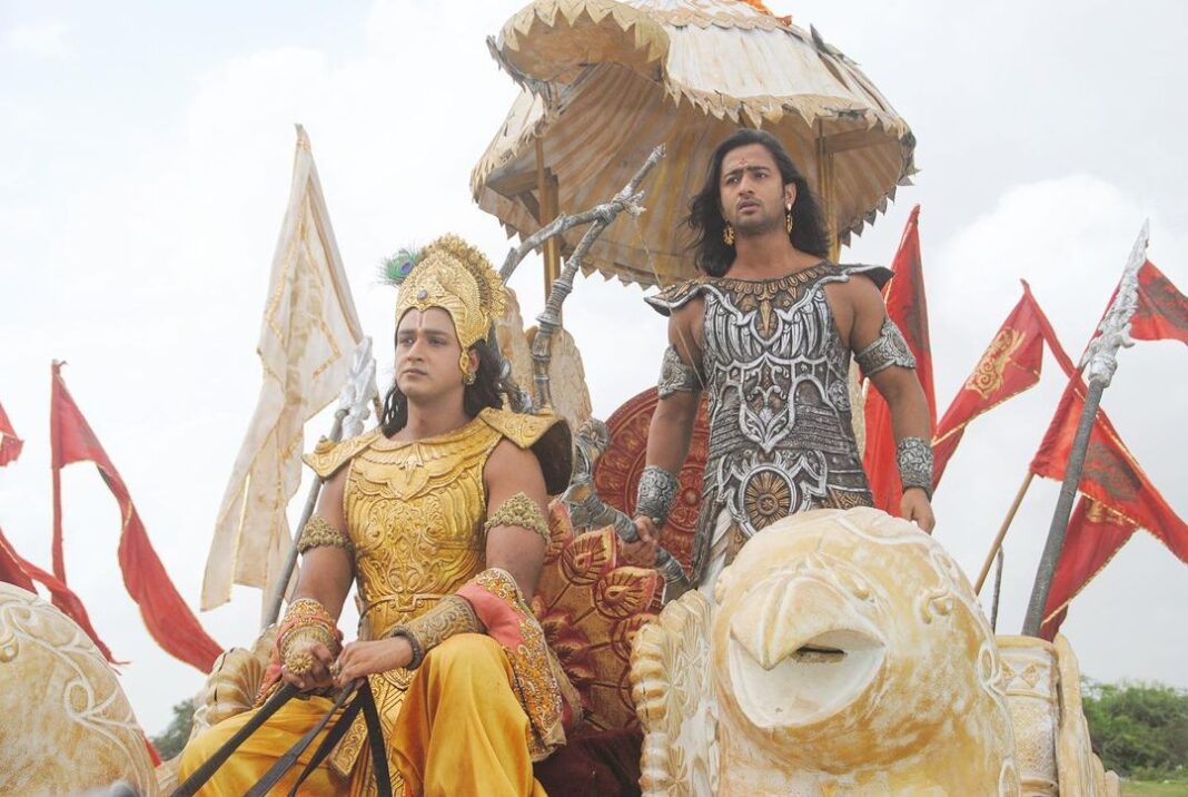 Shaheer Sheikh Instagram - Thank you for sowing the seeds in our heart, for wanting to be on the right path.. #Arjun #mahabharat #7years
