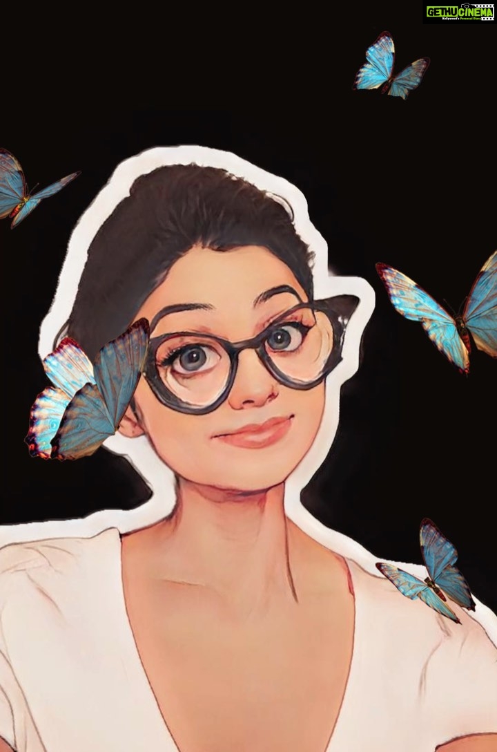 Shamita Shetty Instagram - Once a upon a time there was a not so lil girl who loved butterflies 🦋❤️ . . . . #postoftheday #pictureoftheday #butterfly #nature #happiness #lovealways