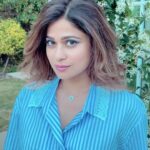 Shamita Shetty Instagram - My kinda Monday Blues 💙✌🏻 . . . . . #mondayblues #vacation #metime #happiness #postoftheday #lovealways