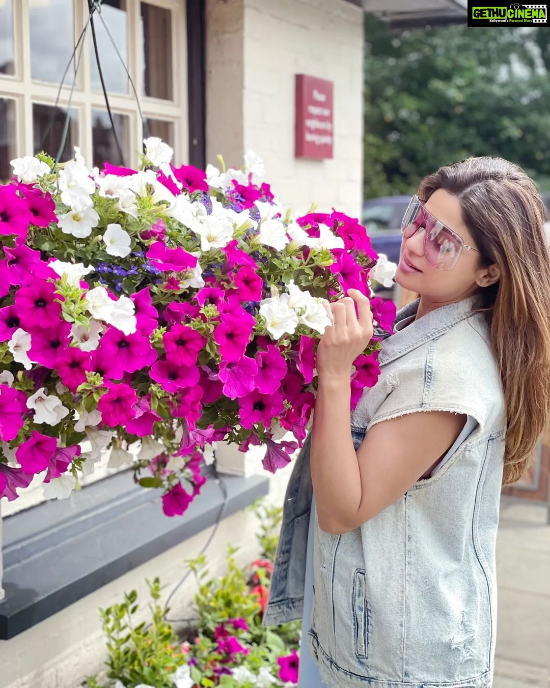 Shamita Shetty Instagram - Bloomin'💮🌸 . . . . . #fullbloom #summerlove #springsummer #holiday #vacaymode #nature #colours #happiness #lovealways