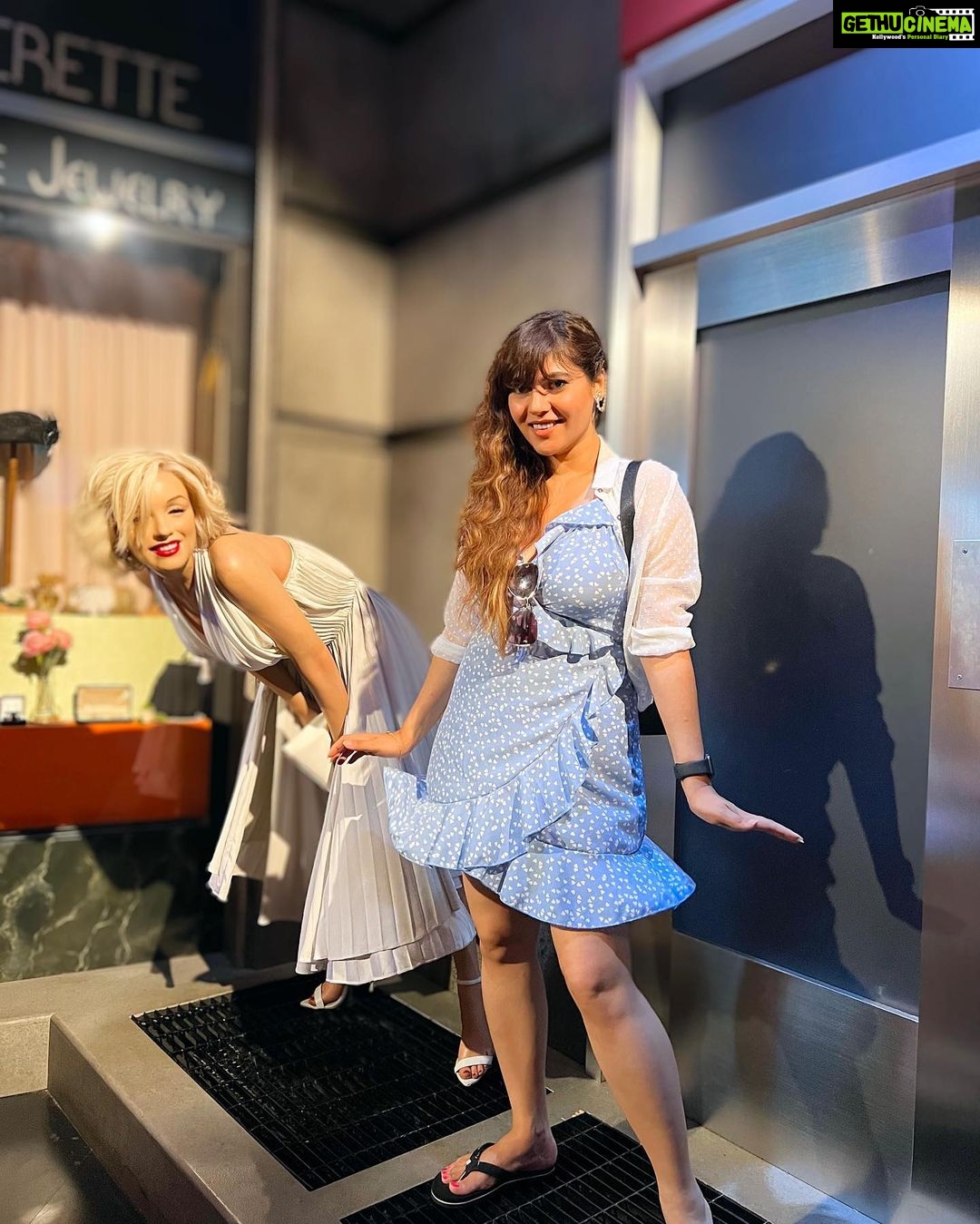 Sherin Instagram - The one with #groot is my favourite. #sherin #madamtussauds #waxmuseum #cute #thor #therock #jimmyfallon