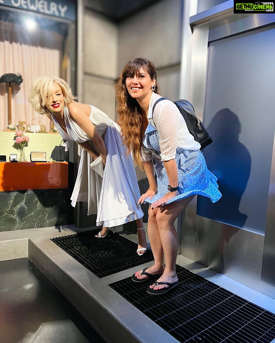 Sherin Instagram - The one with #groot is my favourite. #sherin #madamtussauds #waxmuseum #cute #thor #therock #jimmyfallon