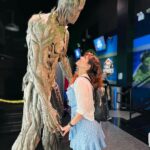 Sherin Instagram - The one with #groot is my favourite. #sherin #madamtussauds #waxmuseum #cute #thor #therock #jimmyfallon