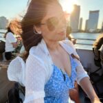 Sherin Instagram - When the light hits right you have to take a selfie. #sherin #statueofliberty #newyork #selfie #travel #travelgram