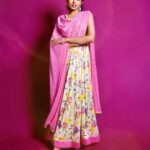 Shivani Rajashekar Instagram - Styled by @officialanahita Outfit: @seharrebysahitheereddy Jewellery: @kushalsfashionjewellery Pic: @ijoshuamatthew