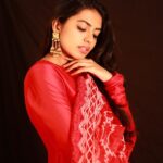 Shivani Rajashekar Instagram - Wearing @geethikakanumilli ❤️ Styled by @aayeshaa.mariam 💕 Pc @thescienceofphoto 💜