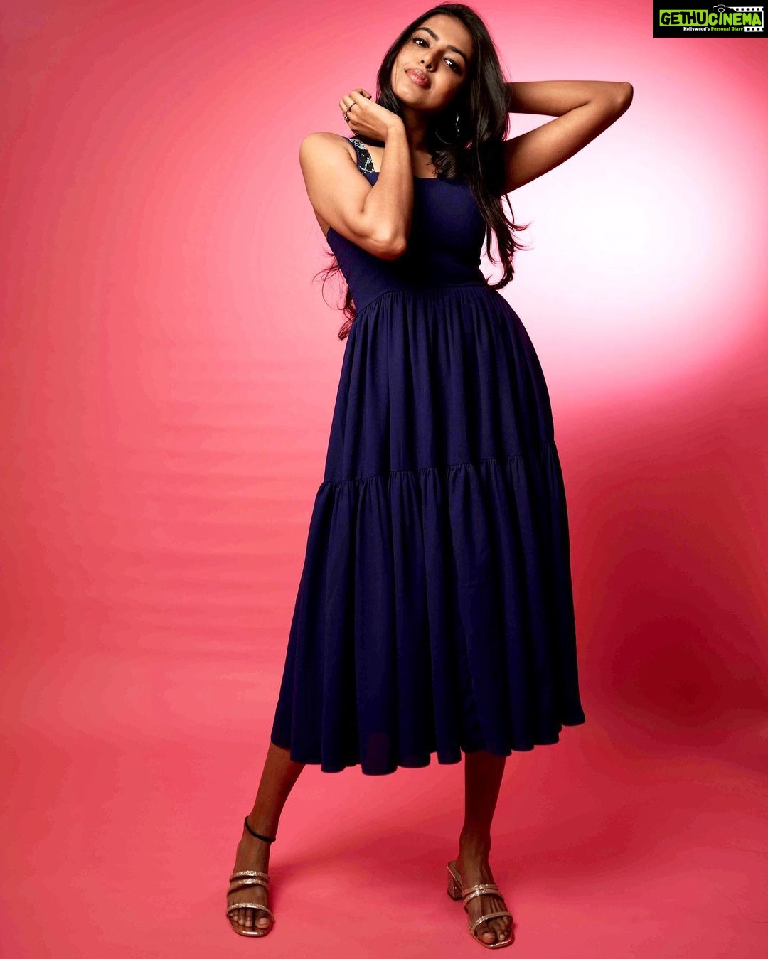 Shivani Rajashekar Instagram - Wearing @ewoke.studio Styling @shefalideora_ Asst stylist @mythri_g Pc @abhishek_pallati Celebrating back to back releases and overwhelming response from u darlings and for the #100k insta family💕 thank u so much for all the love for #Adbhutham for #WWW and for #Anbarivu now 🙏🙏🙏 #AnbarivuOnHotstar from jan 7th 😎