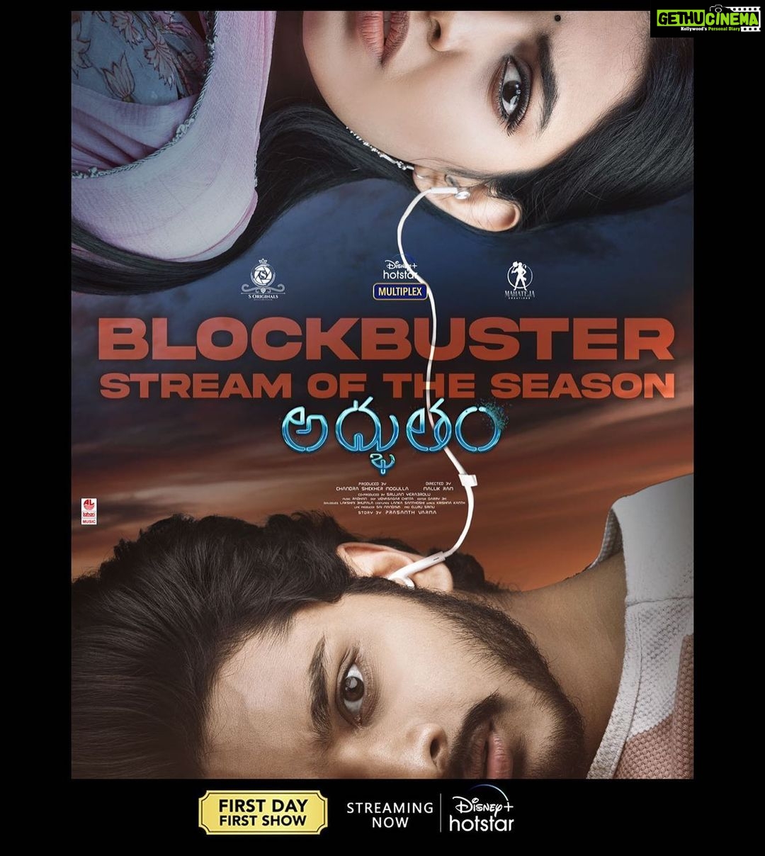 Shivani Rajashekar Instagram - And we are getting a blockbuster response π¬ππ»π₯Ίβ€οΈπ¬ππ» Thank you thank you thank you so so so much for ur love and support.. maa cinema ni nannu intha Premaga aadaristhunanduku chaala thanks andiππ₯Ίππ₯Ίπlove u all so much!β€οΈ #Adbhutham streaming now on @disneyplushotstar link in bio β€οΈ