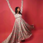Shivani Rajashekar Instagram - Wearing this beautiful dress from @geethikakanumilli ✨ Styled by @shefalideora_ 💞 Styling assistant @mythri_g ❤️ Pc @abhishek_pallati