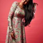 Shivani Rajashekar Instagram - Wearing this beautiful dress from @geethikakanumilli ✨ Styled by @shefalideora_ 💞 Styling assistant @mythri_g ❤️ Pc @abhishek_pallati