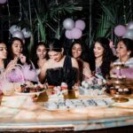 Shivani Rajashekar Instagram - #Anuanuvumanasa 💞 Diaries❣️ #Day1 Maani’s Bridal shower 🥂 Aren’t the desserts 🤤 ? @bonbonhyd 😎 Pc - @venu_photography_