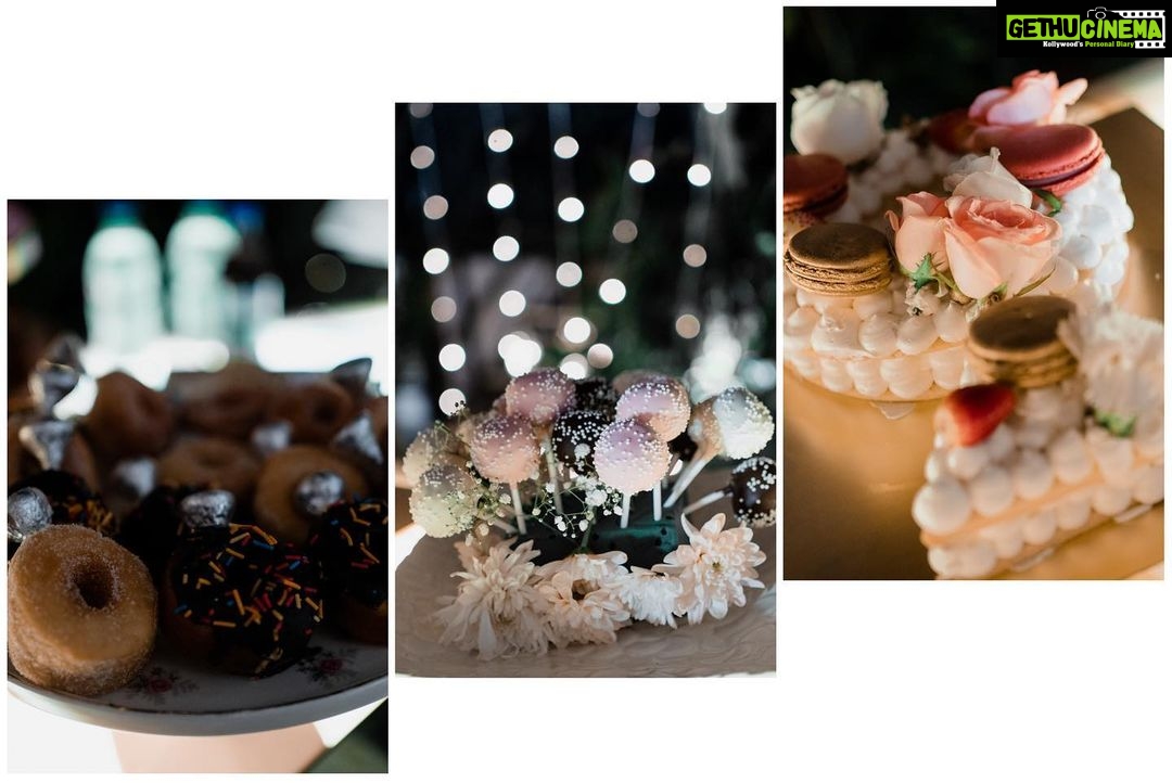 Shivani Rajashekar Instagram - #Anuanuvumanasa 💞 Diaries❣️ #Day1 Maani’s Bridal shower 🥂 Aren’t the desserts 🤤 ? @bonbonhyd 😎 Pc - @venu_photography_