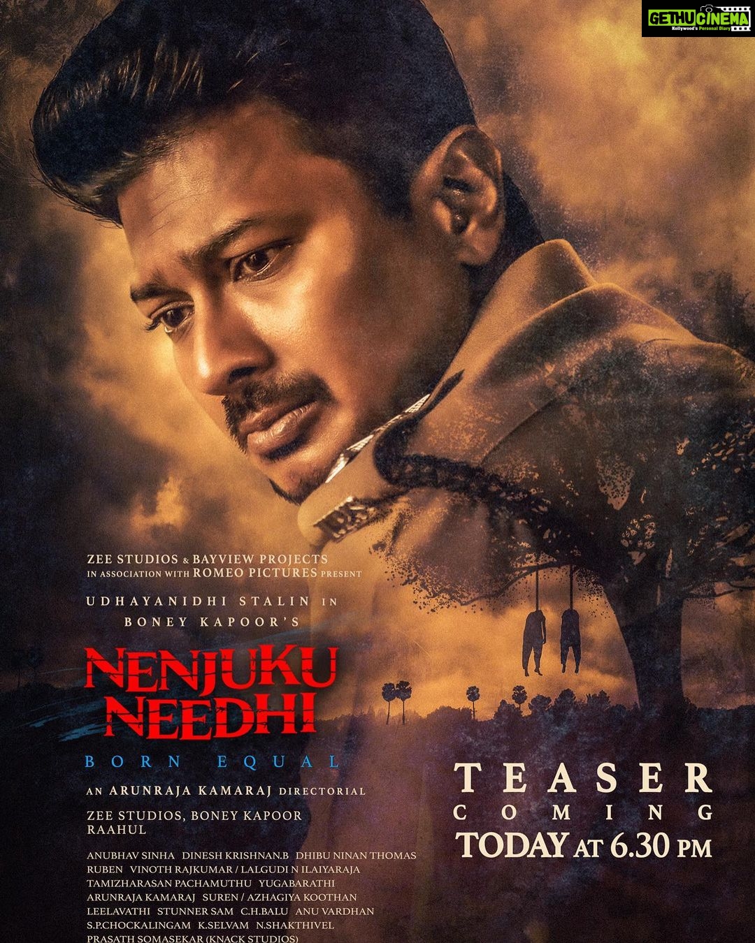 Shivani Rajashekar Instagram - Today @6:30 pm π #nenjukkuneedhi teaser π @udhay_stalin @arunraja_kamaraj @boney.kapoor @mynameisraahul @aariarujunanactor @itstanya_official @bayviewprojectsllp @leelavathi_kumar @dineshkrishnandop @saranya_sri_18 @tamizh_pachamuthu @meevin_vinoth_raj_kumar @dhibuninanthomas @zeestudiosofficial @romeopicturesoffl @livingstonruben @suresh.chakravarthy @donechannel1