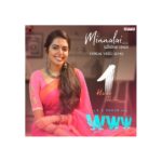 Shivani Rajashekar Instagram – 1 hr to go #Minnalai 😍