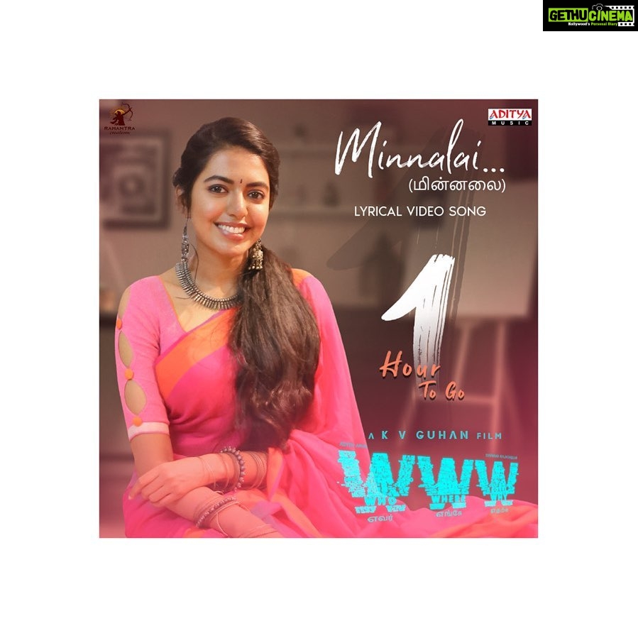 Shivani Rajashekar Instagram - 1 hr to go #Minnalai 😍